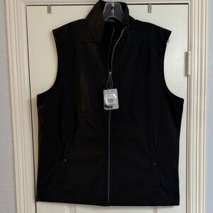 Men's Softshell Black Sleeveless Jacket